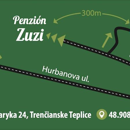 Penzion Zuzi Trenčianske Teplice Eksteriør billede